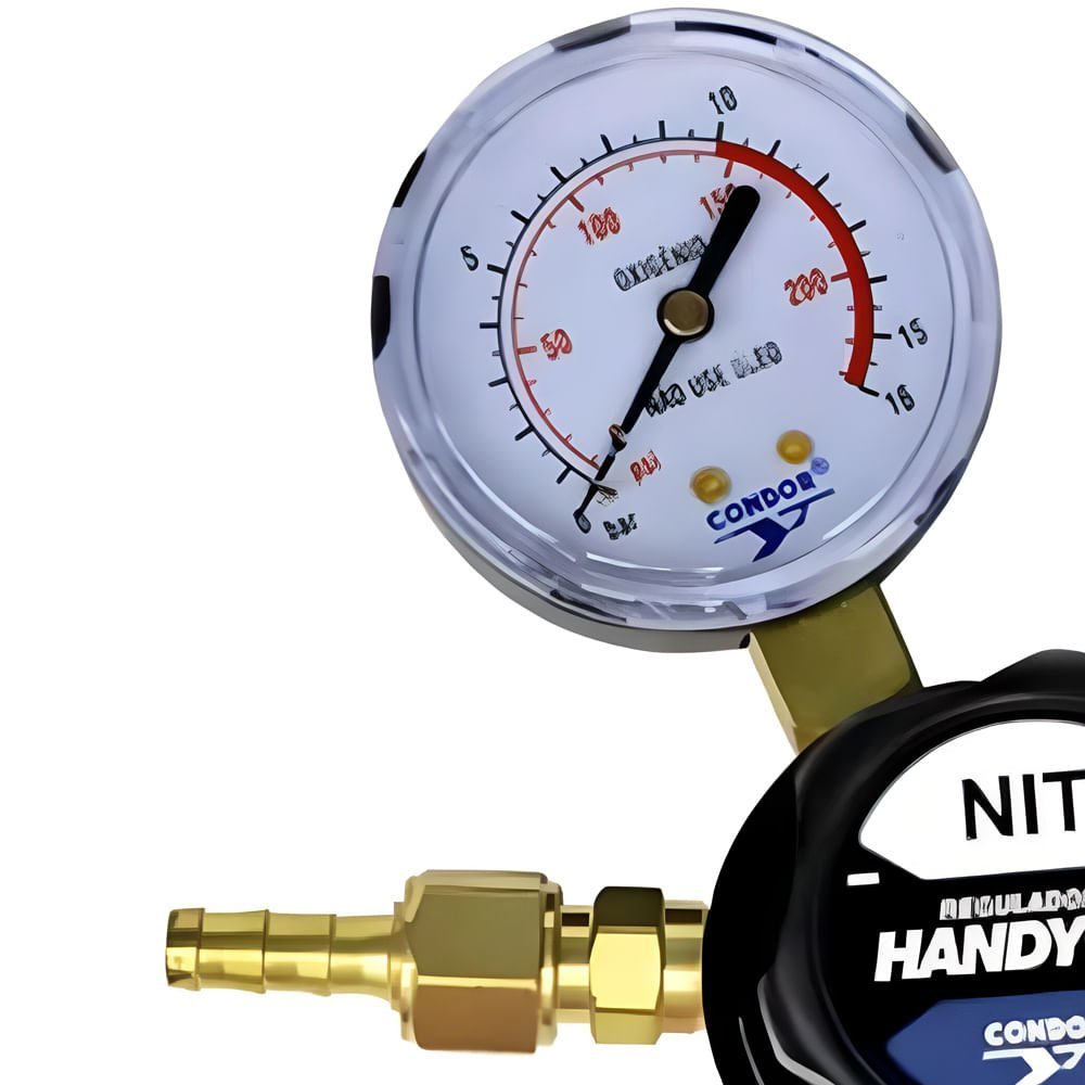 Regulador De Pressão Para Cilindro HANDYGAS Nitrogênio 10 NIT Condor 410142 410142 - 2
