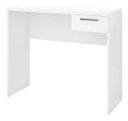 Ver imagem 3 de Escrivaninha para Computador 1 Gaveta Home Office Branca - Notável Móveis