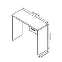 Ver imagem 2 de Escrivaninha Office 900 Nt2000 - Notável Branco