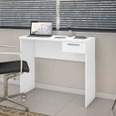 Ver imagem 2 de Mesa para Escritorio Escrivaninha Mesa Computador Branca - Notável Móveis