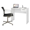 Ver imagem 3 de Mesa para Escritorio Escrivaninha Mesa Computador  Branca - JCM