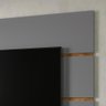 Estante Painel Sala TV 40 42 43 47 48 50 52 58 60 65 Polegadas Quarto Retrô Palazzio Cinza/Freijó - 3