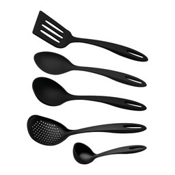 Jogo de Utensílios Tramontina Ability em Nylon Preto - 05 Peças - 1