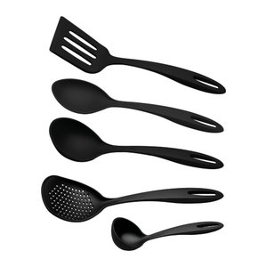 Jogo de Utensílios Tramontina Ability em Nylon Preto - 05 Peças