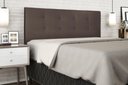 Ver imagem 4 de Cabeceira Cama Box Casal 160cm - Marrom Suede
