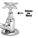 Ver imagem 2 de Torneira de Pia Tradicional Metal para Banheiro Mesa Simples Casagrande Mundial