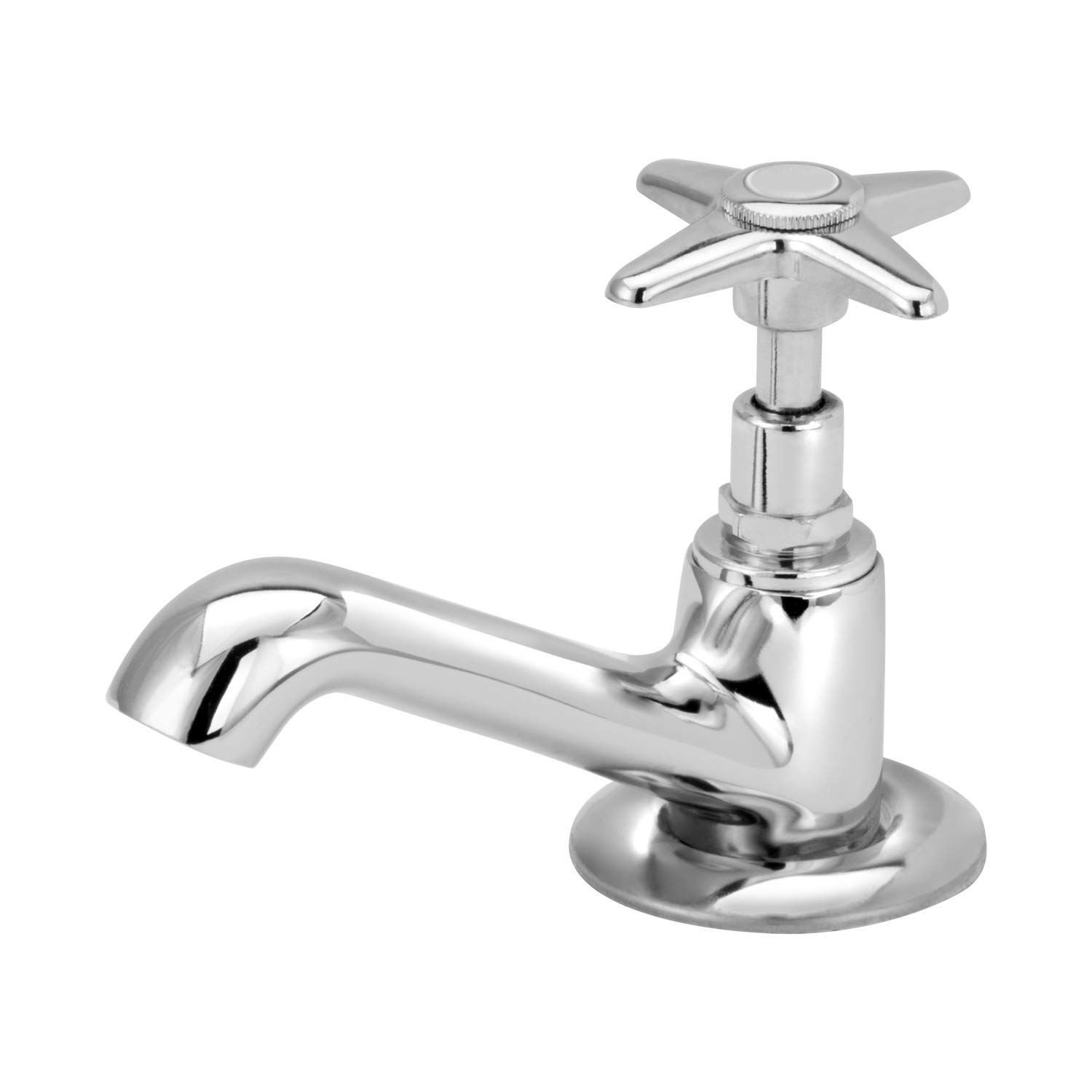 Torneira de Pia Tradicional Metal para Banheiro Mesa Simples Casagrande Mundial - 1