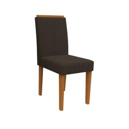 Conjunto 2 Cadeiras Amanda Ype/Veludo Café - New Ceval - 2