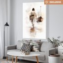 Ver imagem 1 de Quadro Decorativo Exclusivo Jesus sobre Águas Sala Quarto Casa Escritório