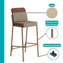 Ver imagem 4 de Kit 2 Banquetas Altas Duo Carraro