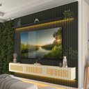 Ver mais imagens de Home para TV até 85 Polegadas com LED 228,8cm x 250cm 100% MDF Nobre/Native