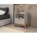 Ver imagem 3 de Mesa de Cabeceira Antares Off White - Casa D