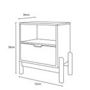 Ver imagem 5 de Mesa de Cabeceira Antares Off White - Casa D