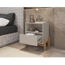 Ver imagem 4 de Mesa de Cabeceira Antares Off White - Casa D