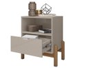 Ver imagem 2 de Mesa de Cabeceira Antares Off White - Casa D