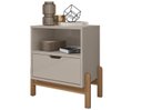 Ver imagem 1 de Mesa de Cabeceira Antares Off White - Casa D