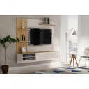 Ver imagem 2 de Home Suspenso Montana 2 Portas 3 Prateleiras Valdemóveis Off White/Cinamomo
