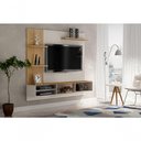 Ver imagem 3 de Home Suspenso Montana 2 Portas 3 Prateleiras Valdemóveis Off White/Cinamomo