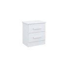 Ver imagem 1 de Mesa de Cabeceira 2 Portas New Athos - D' Doro Branco