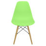 Cadeira Charles Eames Eiffel Wood Design Verde Agua - 2