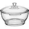 SALADEIRA 16x26x26cm 2,5L VIDRO TRANSPARENTE COM TAMPA - 3