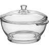 SALADEIRA 16x26x26cm 2,5L VIDRO TRANSPARENTE COM TAMPA - 2