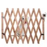 Portao Retratil Bambu Grade Cao Gato Pet Cachorro Bebe Criança Animal de Estimaçao Cercado Ajustavel - 8