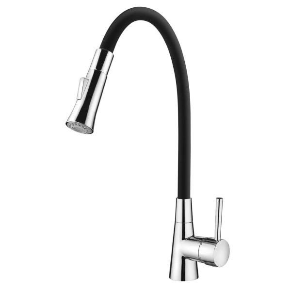 Misturador Monocomando Cozinha 2257 B27 LorenFLex Black Lorenzetti - 1