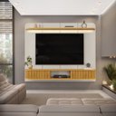 Ver imagem 1 de Painel para Tv 75" Capri Bali Cedro Dj Móveis