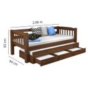 Ver imagem 3 de Bicama 3 gavetas Madeira Maciça Turim