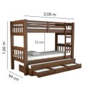 Ver imagem 3 de Treliche Lisboa com 3 Gavetas em Madeira Maciça