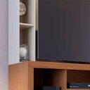 Ver imagem 6 de Estante Home Theater Elba Freijó Off White Matte - Colibri