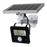 Refletor Solar Led 10w Painel Placa Sensor Presença Recarregável - 55310 - 1