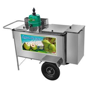 Carrinho de Agua de Coco L22p Gs Inox - Cefaz