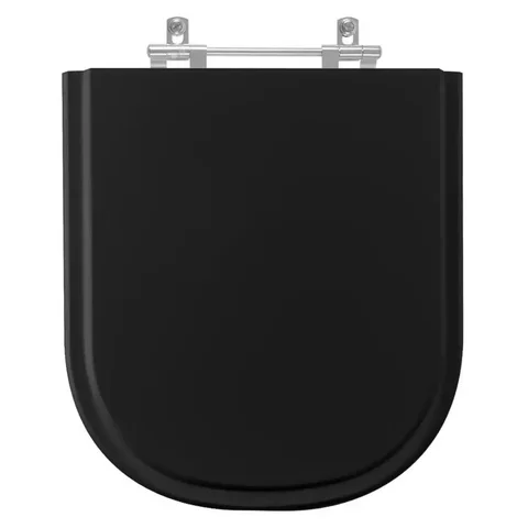 Assento Sanitário Etna Preto para vaso Icasa