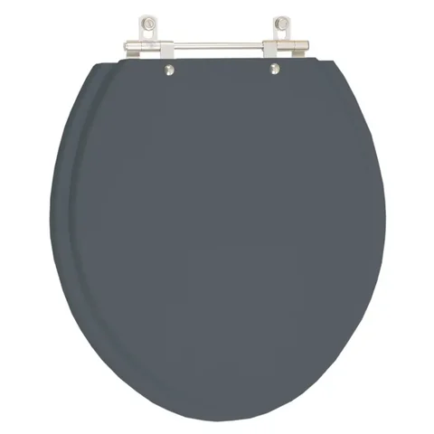 Assento Sanitário Colonial Cinza Plus Para Louça Hervy