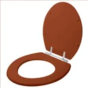 Ver imagem 2 de Assento Sanitário Poliester Targa Caramelo para vaso Deca