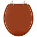 Ver imagem 1 de Assento Sanitário Poliester Targa Caramelo para vaso Deca