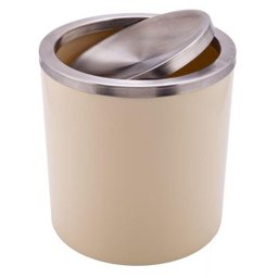 Lixeira Basculante Bege Claro 6,2l - 1