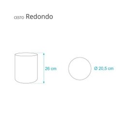 Lixeira Basculante Bege Claro 6,2l - 3