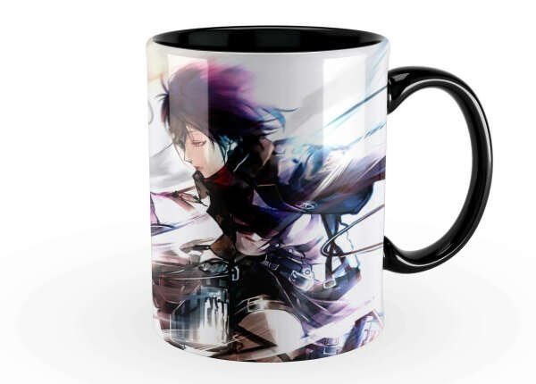 Caneca Attack on Titan Personagens