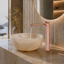 Ver imagem 6 de Torneira Monocomando Atenas Rose Gold Alta Premium Goldenx