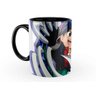 Caneca Beyblade Abraço Personagens Anime 325ml Cerâmica Interior e Alça Preta - 1