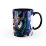 Caneca Beyblade Abraço Personagens Anime 325ml Cerâmica Interior e Alça Preta - 2
