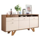 Ver imagem 1 de Buffet Soft Castanho Off White – Hb Móveis