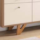Ver imagem 4 de Buffet Soft Castanho Off White – Hb Móveis
