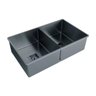 Cuba Dupla Semi Top Mount Primaccore 70x42x20cm Black Matte Debacco - 1