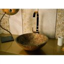 Ver imagem 2 de Cuba de Vidro Redonda 42x14 Dorado 15mm Dune