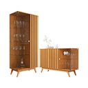 Ver imagem 1 de Buffet e Cristaleira com Lateral de Vidro Andes Nature