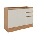 Ver imagem 3 de Balcão para Pia 120cm sem Tampo Aroeira CabeCasa MadeiraOriginals